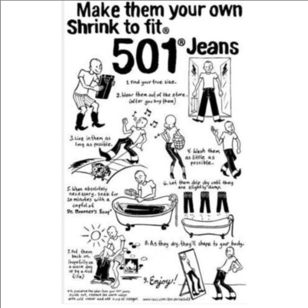 Levi’s 501 Green  Button Fly Jeans SZ 33 x 30 - Picture 6 of 8